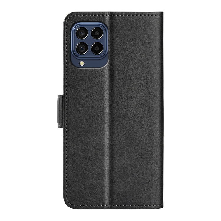 Per Samsung Galaxy M33 5G Custodia per telefono in pelle con fibbia magnetica a doppio lato, For Samsung Galaxy M33 5G