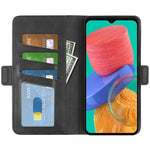 Per Samsung Galaxy M33 5G Custodia per telefono in pelle con fibbia magnetica a doppio lato, For Samsung Galaxy M33 5G