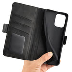 Per Samsung Galaxy M33 5G Custodia per telefono in pelle con fibbia magnetica a doppio lato, For Samsung Galaxy M33 5G