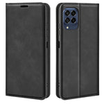 Per Samsung Galaxy M33 Custodia in pelle con ventosa magnetica retro-pelle, For Samsung Galaxy M33