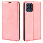 Per Samsung Galaxy M33 Custodia in pelle con ventosa magnetica retro-pelle, For Samsung Galaxy M33
