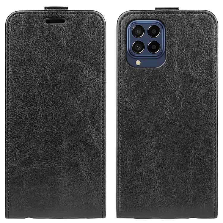 Per Samsung Galaxy M33 R64 Custodia per cellulare in pelle con vibrazione verticale, For Samsung Galaxy M33