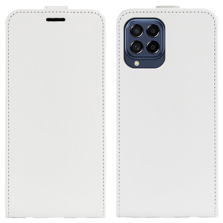 Per Samsung Galaxy M33 R64 Custodia per cellulare in pelle con vibrazione verticale, For Samsung Galaxy M33