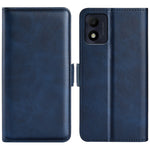 Per Alcatel 1B 2022 Custodia per telefono orizzontale in pelle con fibbia magnetica a doppio lato, Black, Yellow, Brown, Dark Blue, Red