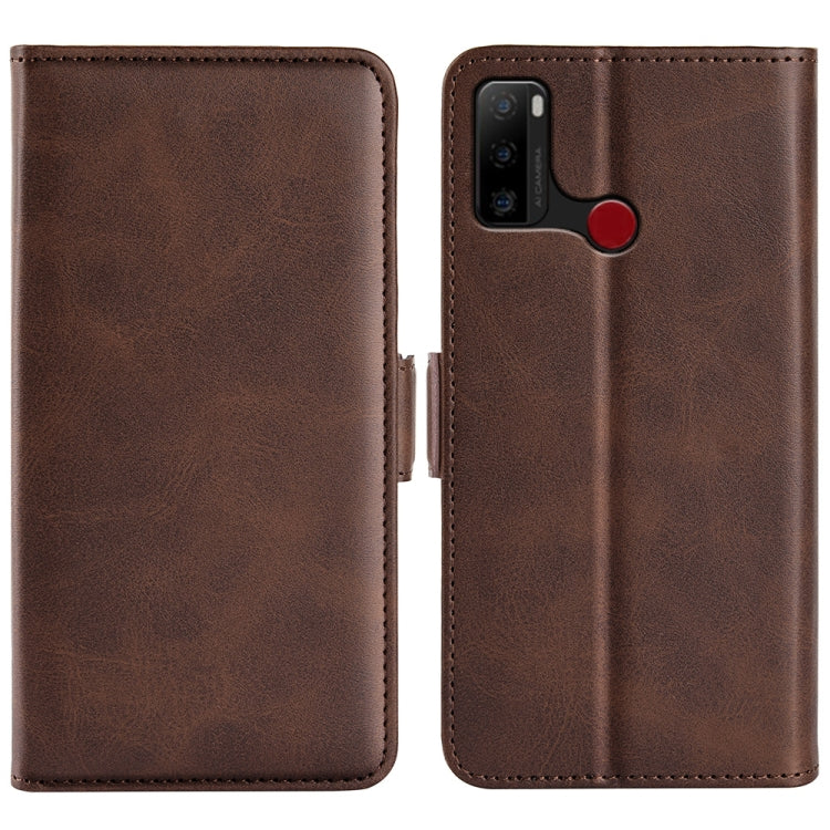 Per Ulefone note 10 Custodia per telefono in pelle con fibbia magnetica a doppio lato, Black, Yellow, Brown, Dark Blue, Red