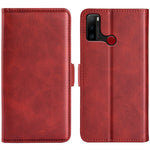 Per Ulefone note 10 Custodia per telefono in pelle con fibbia magnetica a doppio lato, Black, Yellow, Brown, Dark Blue, Red