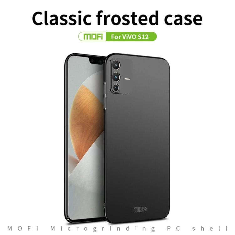 Custodia rigida ultrasottile MOFI Frosted PC, For vivo V23 5G / S12