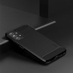 Custodia morbida in TPU in fibra di carbonio con trama spazzolata serie MOFI Gentleness, For Samsung Galaxy A23 / M23 / F23
