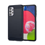 Custodia morbida in TPU in fibra di carbonio con trama spazzolata serie MOFI Gentleness, For Samsung Galaxy A23 / M23 / F23