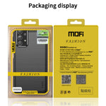 Custodia morbida in TPU in fibra di carbonio con trama spazzolata serie MOFI Gentleness, For Samsung Galaxy A23 / M23 / F23