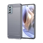 MOFI Custodia per telefono in fibra di carbonio TPU con trama spazzolata serie Gentleness, For Motorola Moto G 5G 2022, For Motorola Moto G31/G41