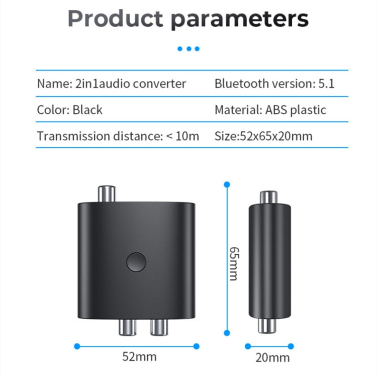 BT-B36 Ricevitore audio Bluetooth 5.1 Convertitore digitale-analogico in fibra coassiale TV