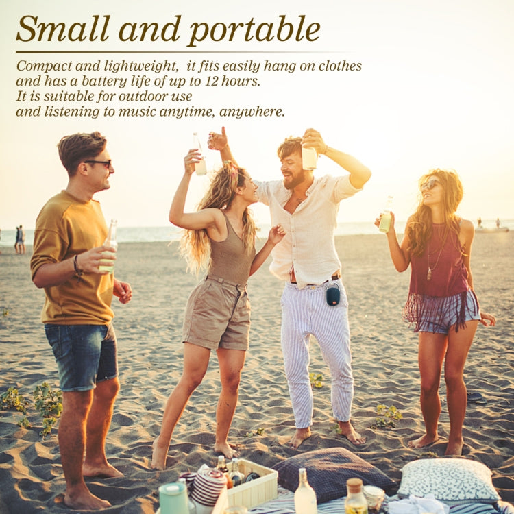 T&G TG321 TWS Mini altoparlante wireless portatile da esterno con luce a LED, TG321