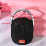 T&G TG321 TWS Mini altoparlante wireless portatile da esterno con luce a LED, TG321