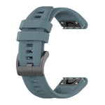 Cinturino per orologio in silicone tinta unita da 22 mm, For Garmin Instinct 2