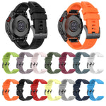 Cinturino per orologio in silicone tinta unita da 22 mm, For Garmin Approach S62