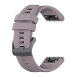 Cinturino per orologio in silicone tinta unita da 22 mm, For Garmin Fenix 6