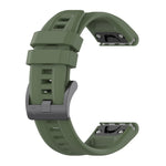 Cinturino per orologio in silicone tinta unita da 22 mm, For Garmin Fenix 6 Pro