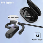 FW5 Non-in-Ear BT5.2 Wireless Sport Conduzione ossea TWS Auricolari Supporto Assistente vocale, FW5 Black, FW5 Blue
