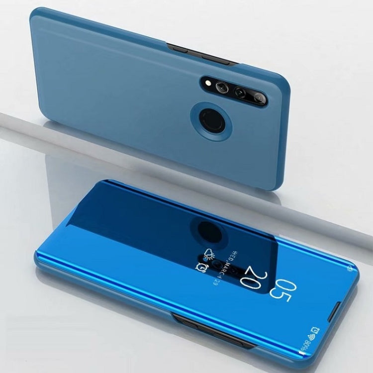 Custodia in pelle Flip orizzontale a specchio galvanico per Huawei P Smart Z con supporto