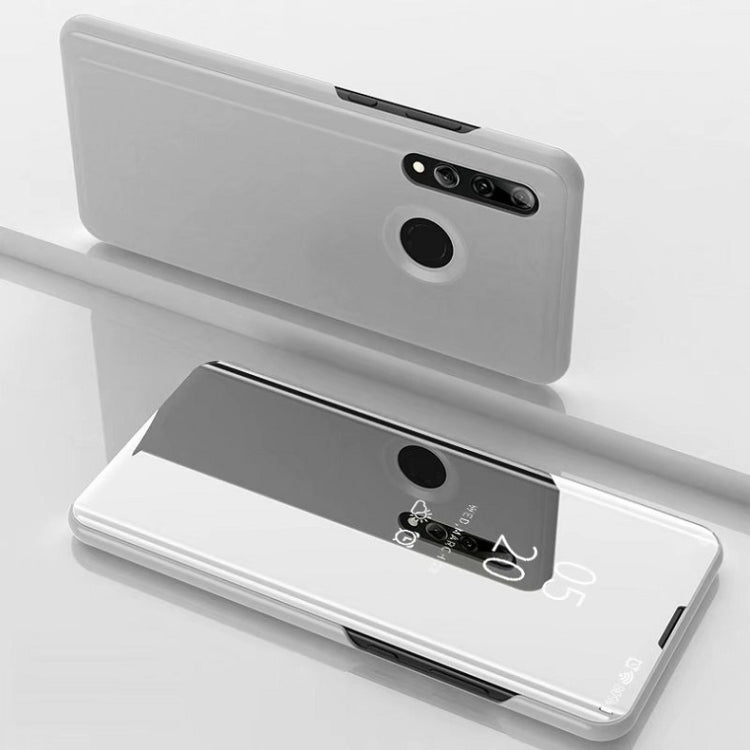 Custodia in pelle Flip orizzontale a specchio galvanico per Huawei P Smart Z con supporto