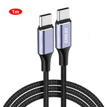 Cavo ricarica rapida USB-C 100W 5A con E-Marker 1-2m