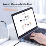 Cavo ricarica rapida USB-C 100W 5A gomito 1m 2m