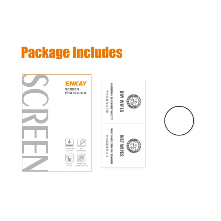 Per Huawei Watch GT 3 Pro 43mm ENKAY 3D Full Coverage Soft PC Edge + PMMA HD Screen Watch Film, For Huawei Watch GT 3 Pro 43mm (1 PC), For Huawei Watch GT 3 Pro 43mm (2 PCS), For Huawei Watch GT 3 Pro 43mm (5 PCS), For Huawei Watch GT 3 Pro 43mm (10 PCS)