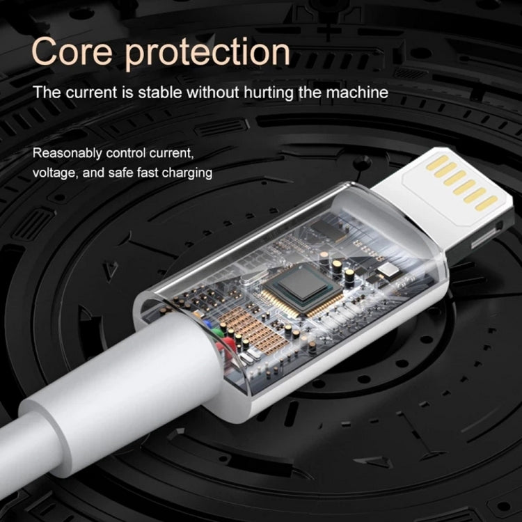 PD30W Cavo dati di ricarica rapida USB-C / Type-C a 8 pin per serie iPhone, 1m, 1.5m, 2m