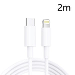 PD30W Cavo dati di ricarica rapida USB-C / Type-C a 8 pin per serie iPhone, 1m, 1.5m, 2m