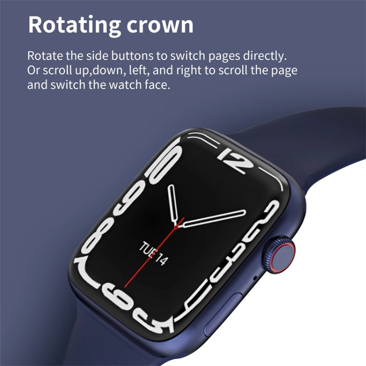 W7 Smart Watch con schermo a colori da 1,8 pollici, supporto per il monitoraggio della frequenza cardiaca/monitoraggio della pressione sanguigna