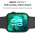 W7 Smart Watch con schermo a colori da 1,8 pollici, supporto per il monitoraggio della frequenza cardiaca/monitoraggio della pressione sanguigna