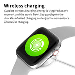 W7 Smart Watch con schermo a colori da 1,8 pollici, supporto per il monitoraggio della frequenza cardiaca/monitoraggio della pressione sanguigna