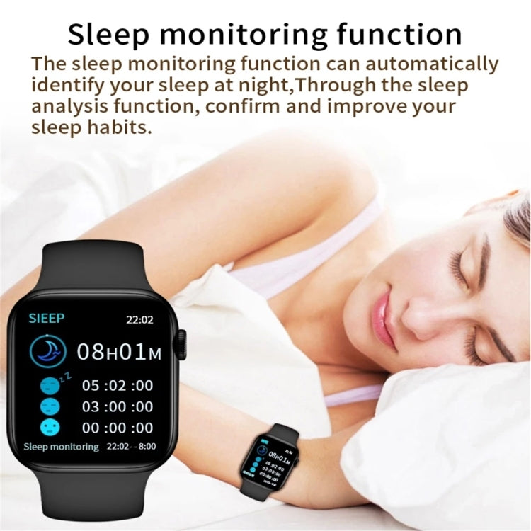 T500 Plus Smart Watch con schermo a colori da 1,54 pollici, supporta il monitoraggio della frequenza cardiaca/monitoraggio della pressione sanguigna