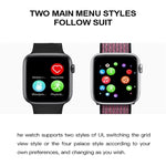 T500 Plus Smart Watch con schermo a colori da 1,44 pollici, supporta il monitoraggio della frequenza cardiaca/monitoraggio della pressione sanguigna