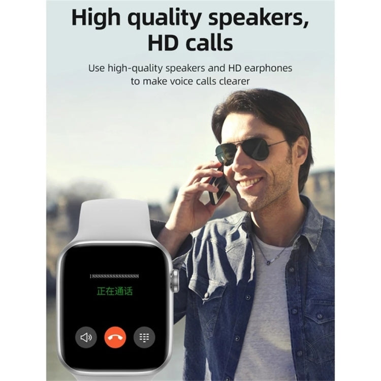 T500 Plus Smart Watch con schermo a colori da 1,44 pollici, supporta il monitoraggio della frequenza cardiaca/monitoraggio della pressione sanguigna