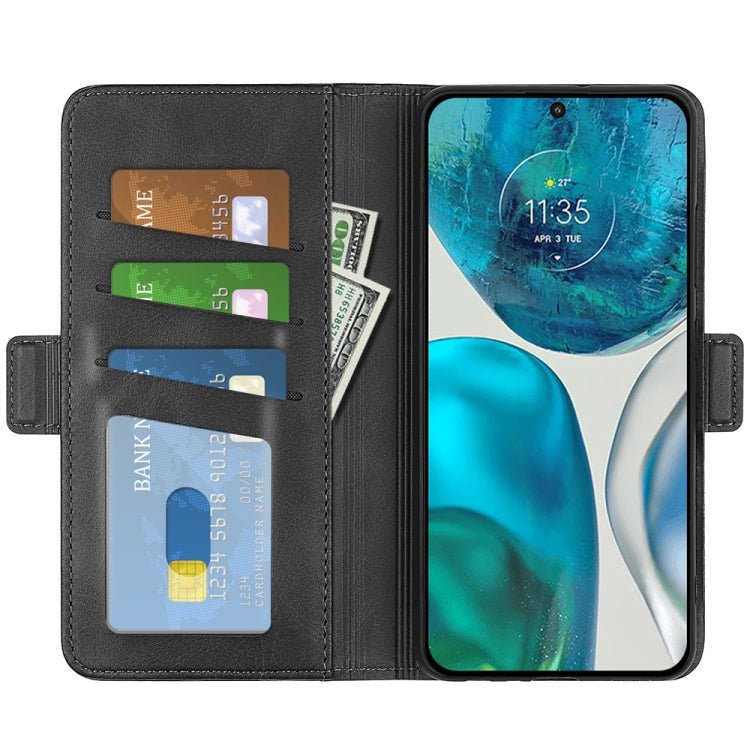 Per Motorola Moto G52 4G Custodia per cellulare in pelle a vibrazione orizzontale con fibbia magnetica a doppio lato, For Motorola Moto G52 4G