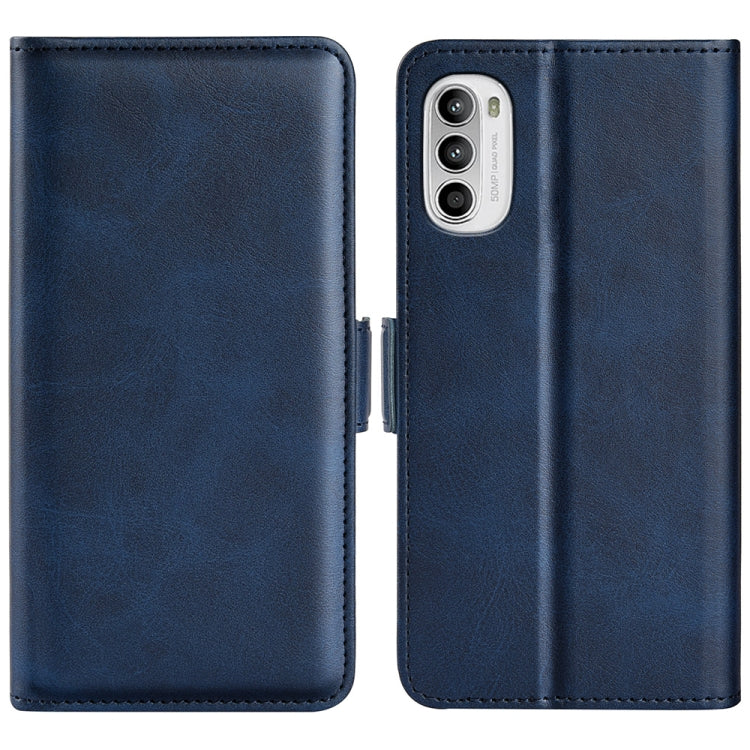 Per Motorola Moto G52 4G Custodia per cellulare in pelle a vibrazione orizzontale con fibbia magnetica a doppio lato, For Motorola Moto G52 4G