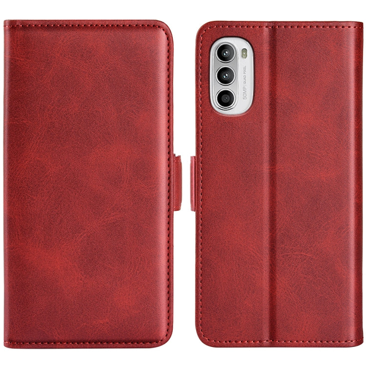 Per Motorola Moto G52 4G Custodia per cellulare in pelle a vibrazione orizzontale con fibbia magnetica a doppio lato, For Motorola Moto G52 4G
