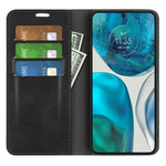 Per Motorola Moto G52 4G Custodia per telefono in pelle con aspirazione magnetica retro-pelle, For Motorola Moto G52 4G