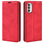 Per Motorola Moto G52 4G Custodia per telefono in pelle con aspirazione magnetica retro-pelle, For Motorola Moto G52 4G