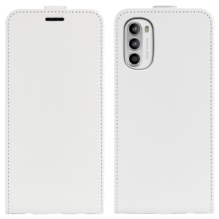 Per Motorola Moto G52 4G R64 Custodia per cellulare in pelle con vibrazione verticale, For Motorola Moto G52 4G