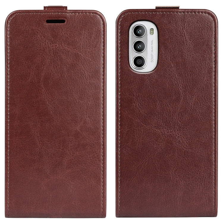 Per Motorola Moto G52 4G R64 Custodia per cellulare in pelle con vibrazione verticale, For Motorola Moto G52 4G