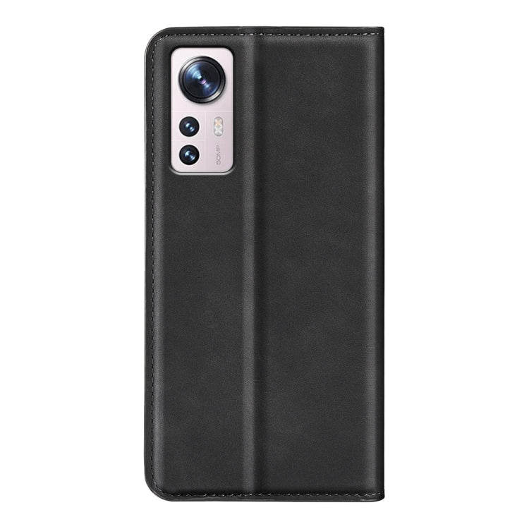 Per Xiaomi 12 Lite Custodia per telefono in pelle con aspirazione magnetica retro-pelle, For Xiaomi 12 Lite
