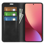 Per Xiaomi 12 Lite Custodia per telefono in pelle con aspirazione magnetica retro-pelle, For Xiaomi 12 Lite