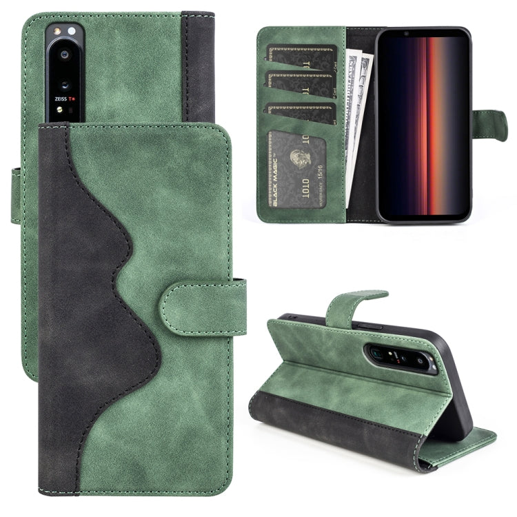 Custodia per cellulare in pelle Flip orizzontale con cuciture, For Sony Xperia 1 IV, For Sony Xperia 10 IV