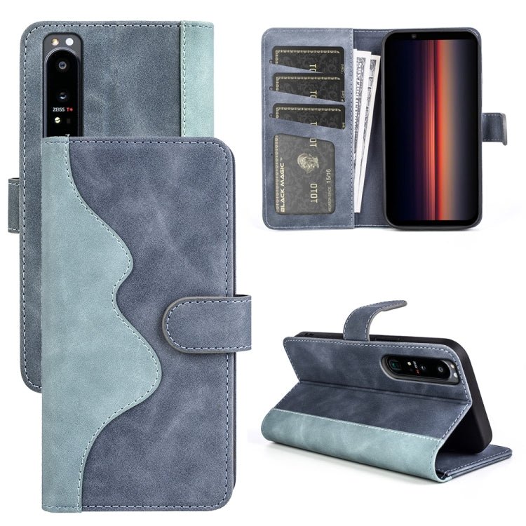 Custodia per cellulare in pelle Flip orizzontale con cuciture, For Sony Xperia 1 IV, For Sony Xperia 10 IV