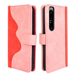 Custodia per cellulare in pelle Flip orizzontale con cuciture, For Sony Xperia 1 IV, For Sony Xperia 10 IV