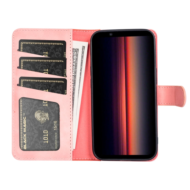 Custodia per cellulare in pelle Flip orizzontale con cuciture, For Sony Xperia 1 IV, For Sony Xperia 10 IV