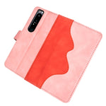 Custodia per cellulare in pelle Flip orizzontale con cuciture, For Sony Xperia 1 IV, For Sony Xperia 10 IV